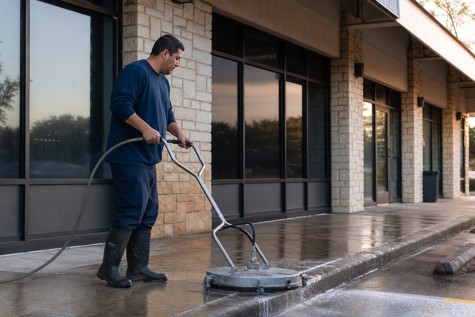 Professional exterior property cleaning
