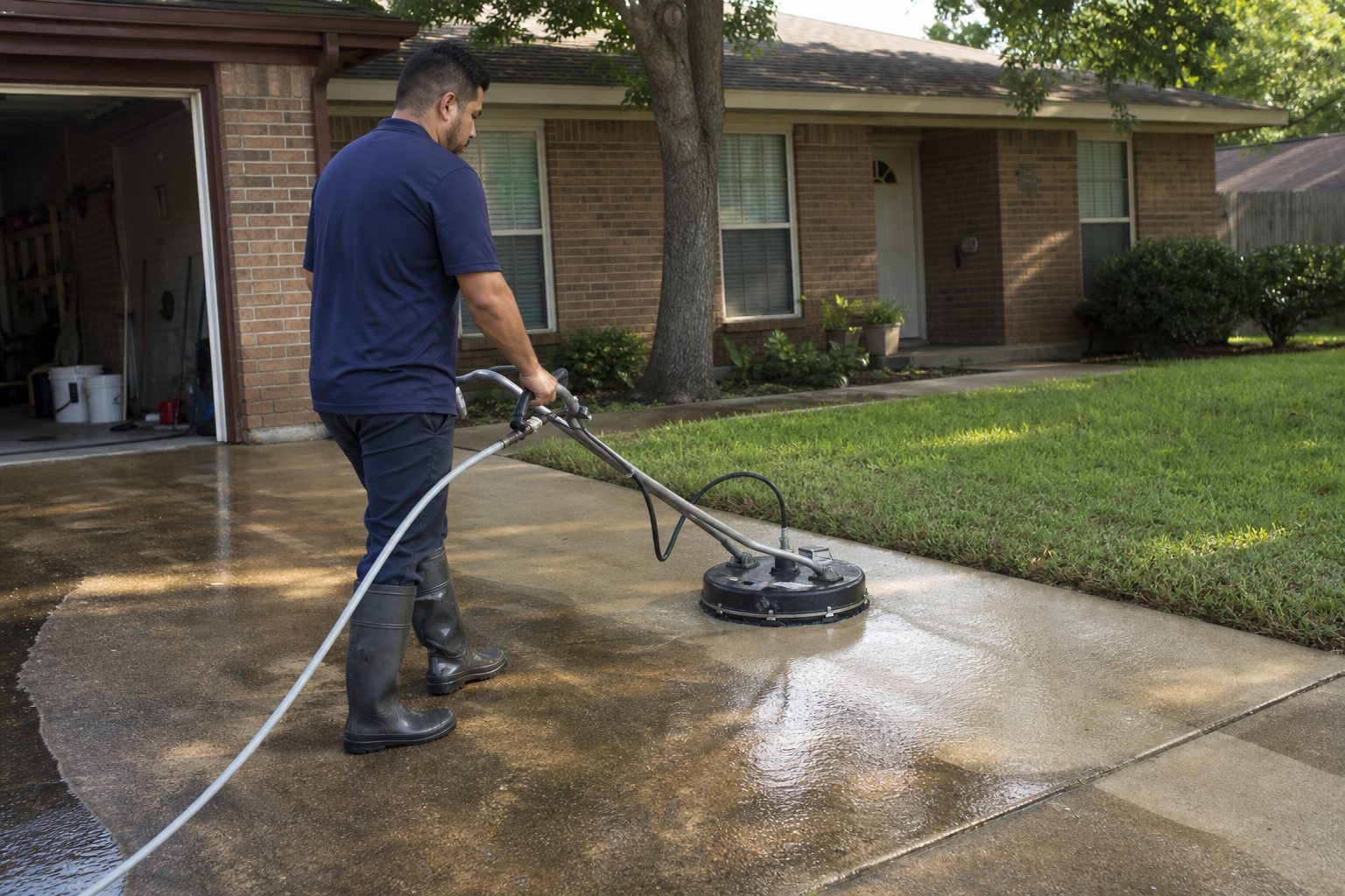 Driveway & Sidewalk Cleaning service in Houston