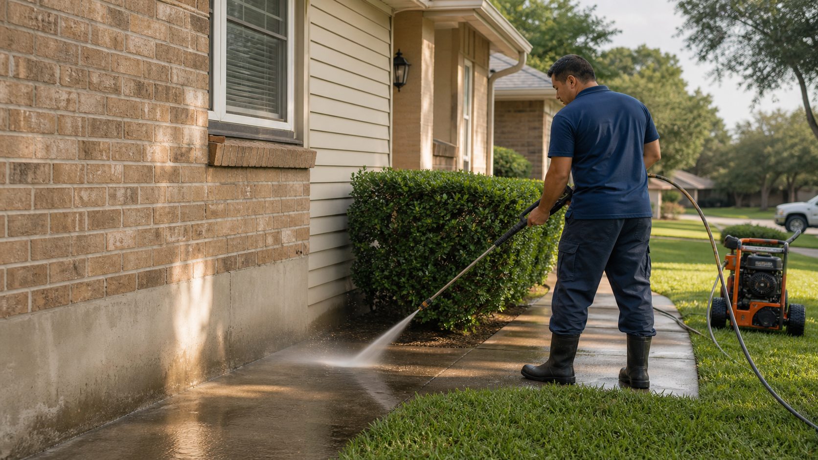 House Washing service in Houston