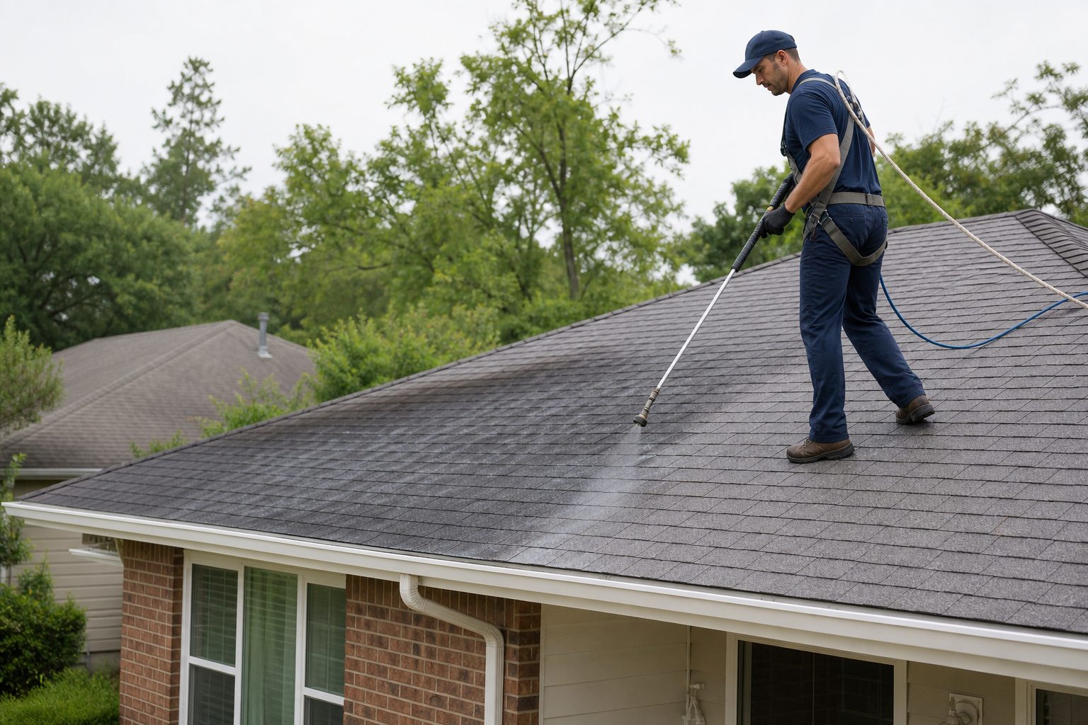 Roof Cleaning service in Houston